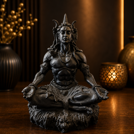 Meditating Lord Shiva Sculpture