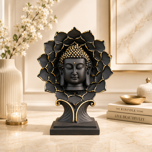 Lotus Buddha Luxury Sculpture