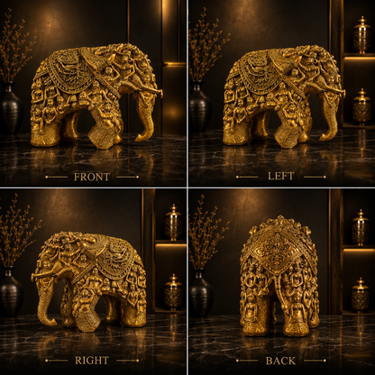 Royal Heritage Elephant Sculpture