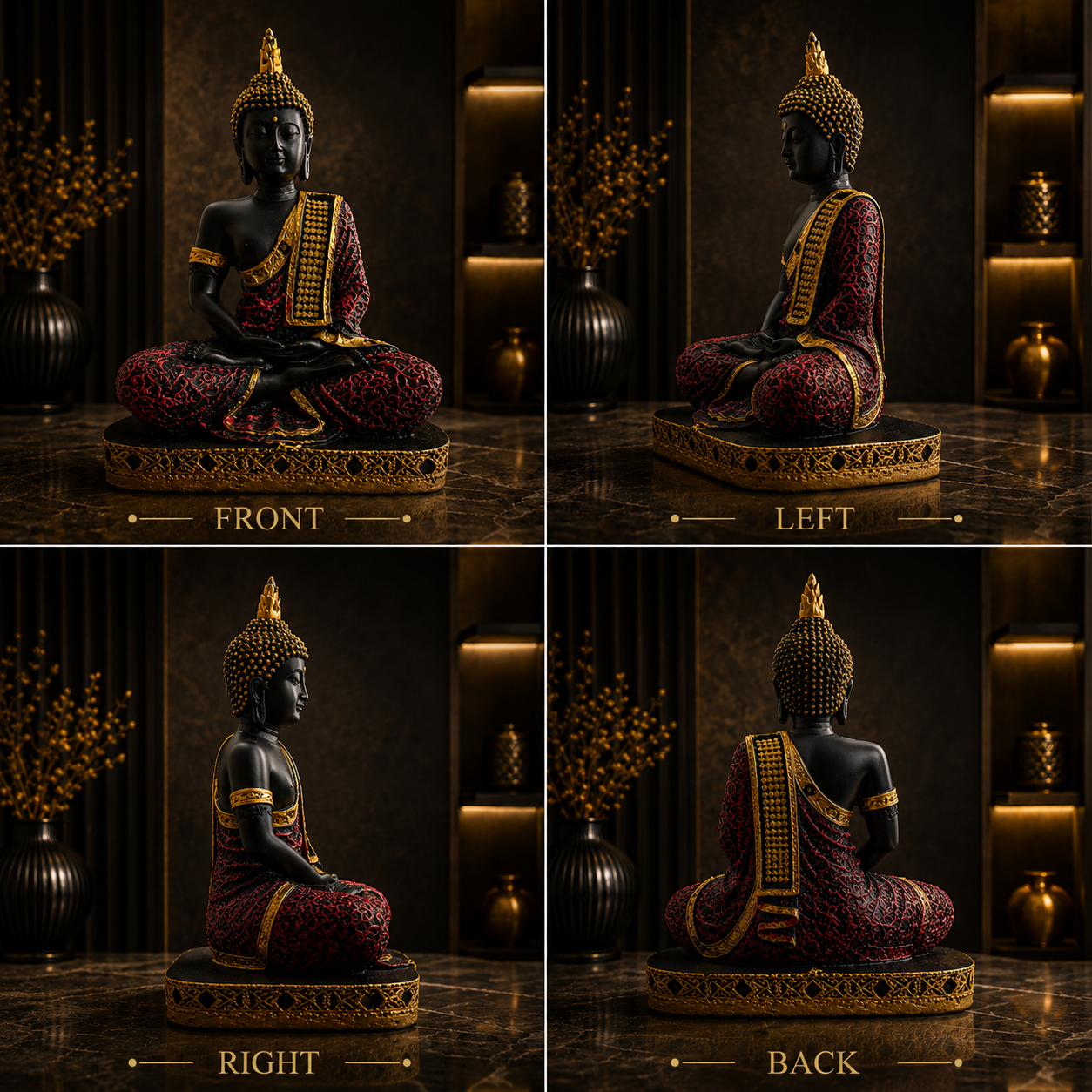 Peaceful Buddha Luxury Sculpture