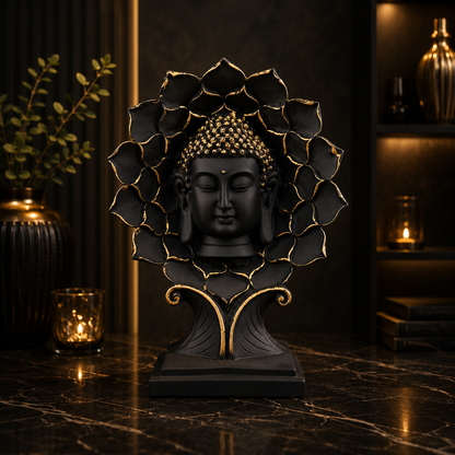 Lotus Buddha Luxury Sculpture
