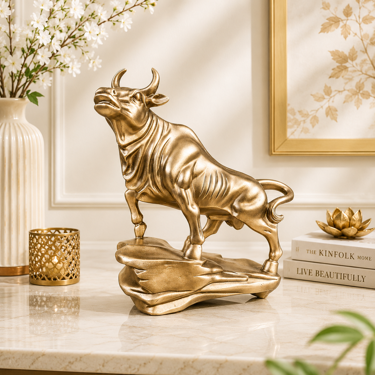 The Rising Bull Luxury Showpiece