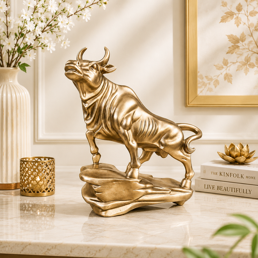The Rising Bull Luxury Showpiece
