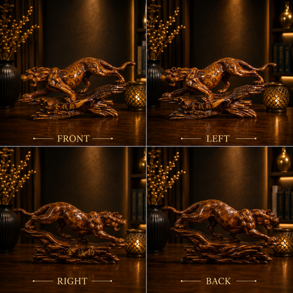 Prosperity Leopard Sculpture