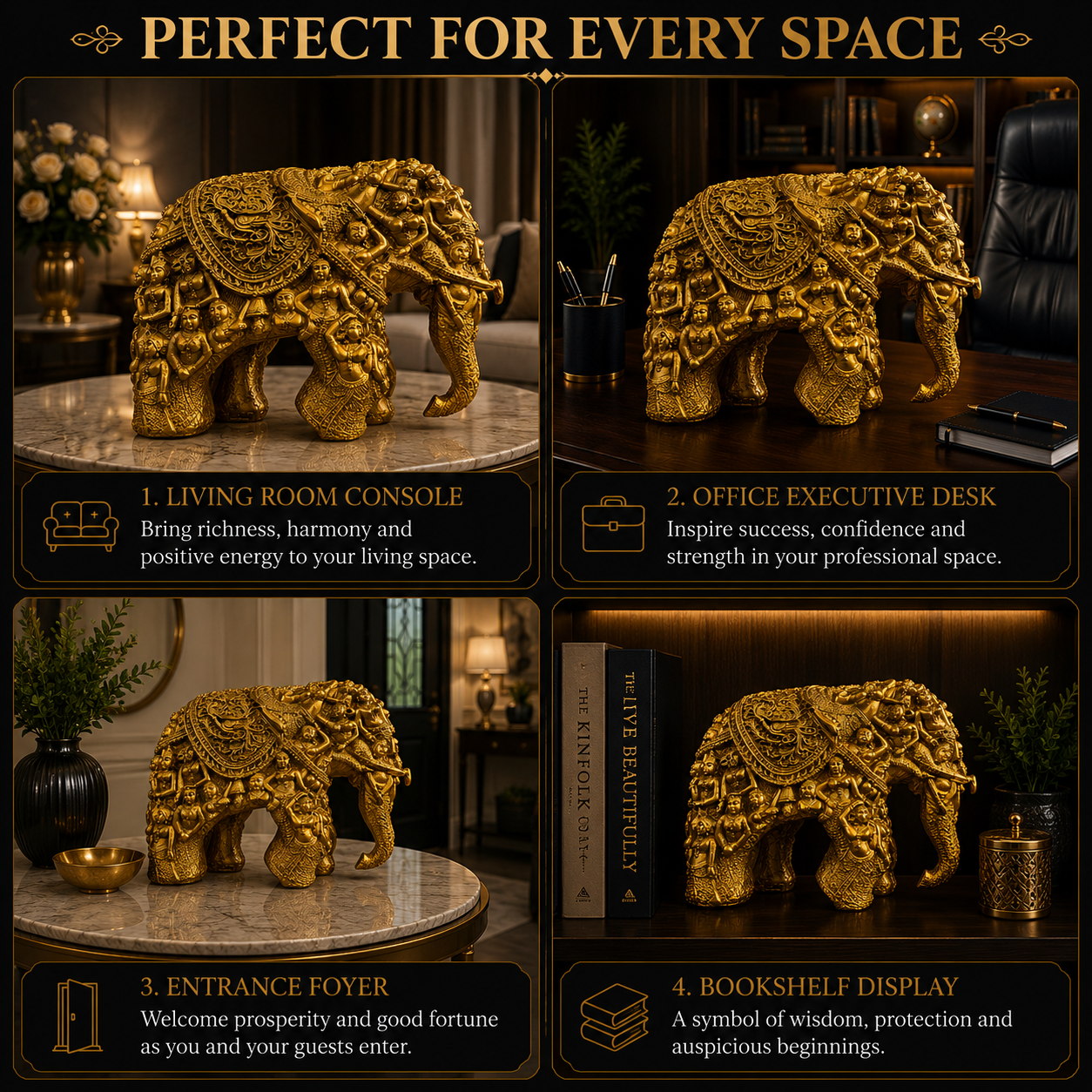 Royal Heritage Elephant Sculpture
