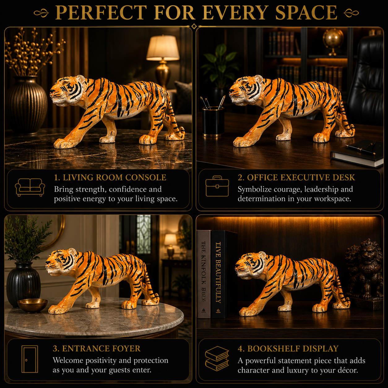 Royal Tiger Sculpture