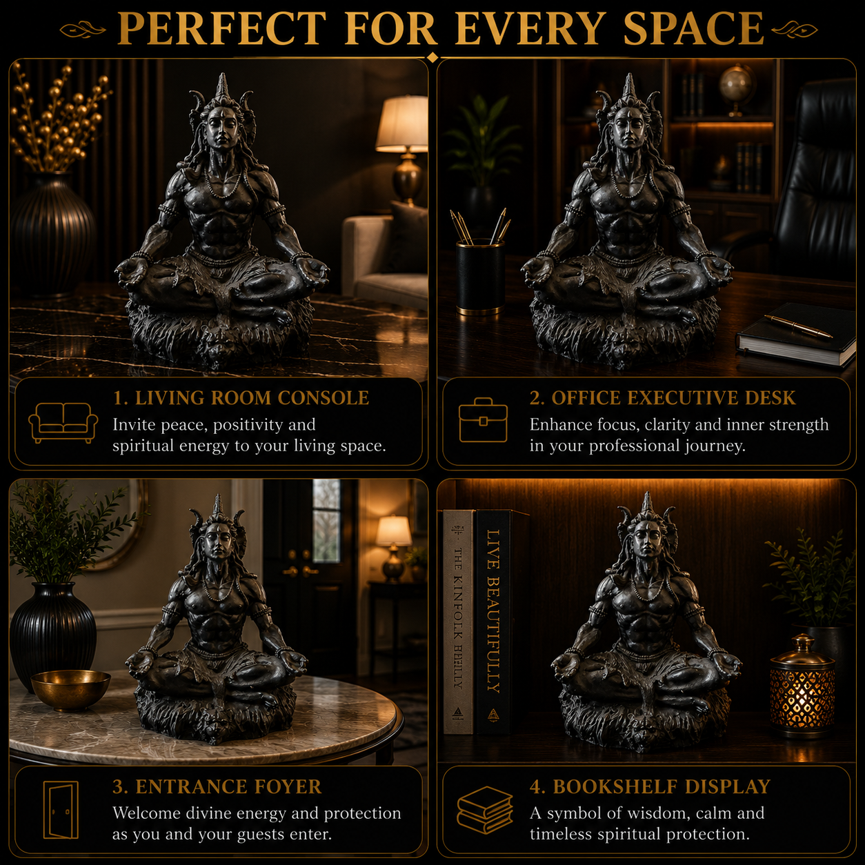 Meditating Lord Shiva Sculpture