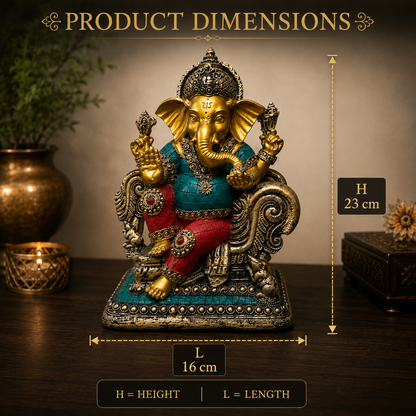Divine Lord Ganesha Luxury Idol