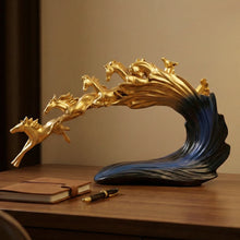 Waves of Pegasus Luxury Sculpture | Symbol of Power, Luck & Motion